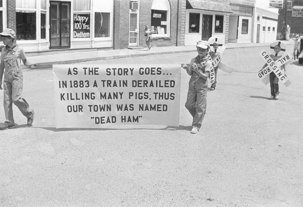 parade, Coon Rapids Enterprise, Dedham, Iowa, historic, Fairs and Festivals, Carroll, United States, Children, ia, history, Photos, IA