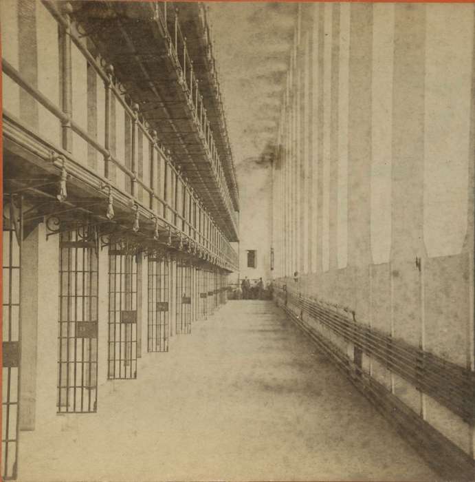 Prisons and Criminal Justice, Iowa, anamosa state penitentiary, Anamosa, IA, cellblock, Iowa History, history of Iowa, Anamosa State Penitentiary Museum