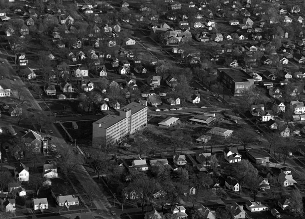 history of Iowa, Aerial Shots, Iowa History, Cities and Towns, house, neighborhood, building, Ottumwa, IA, Iowa, Lemberger, LeAnn