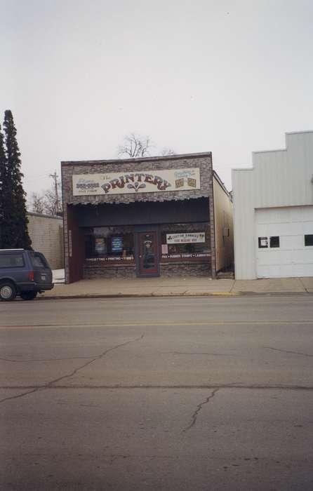 shop, Main Streets & Town Squares, Cities and Towns, Waverly Public Library, Businesses and Factories, store front, Iowa History, history of Iowa, Iowa, correct date needed