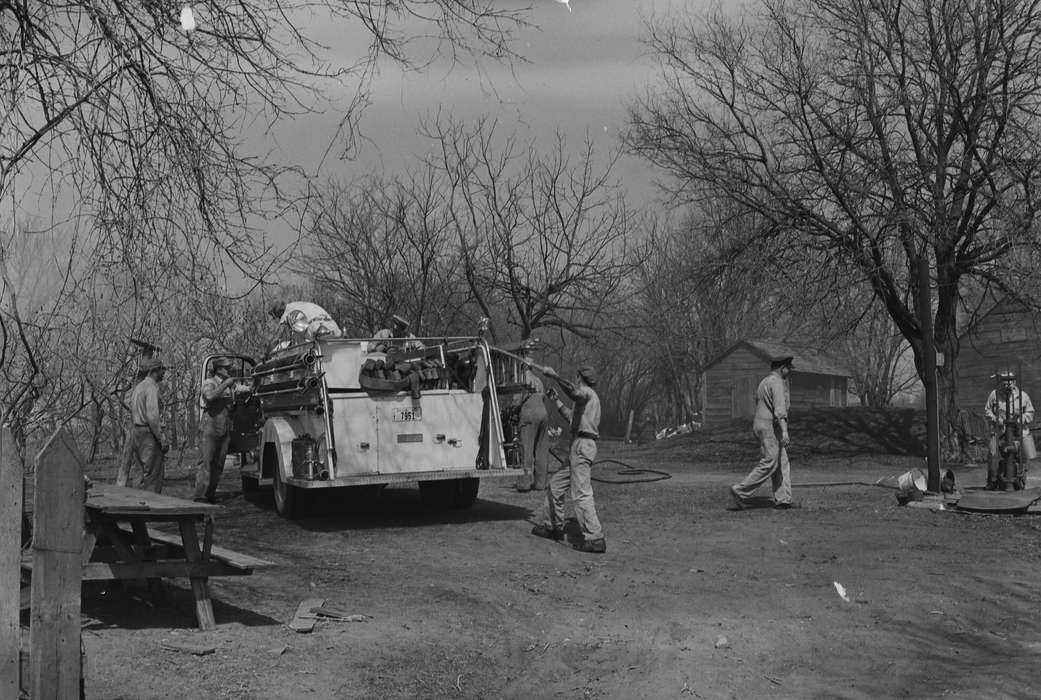 ia, firefighter, Iowa, history, IA, Farms, Coon Rapids, Photos, Coon Rapids Enterprise, historic, United States, fire truck