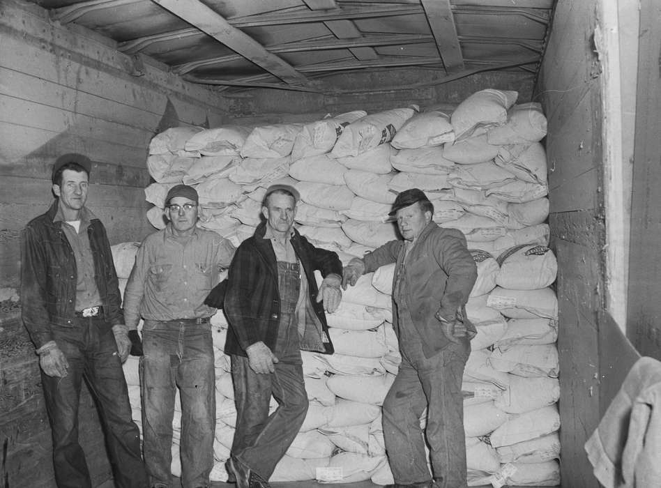 Portraits - Group, Iowa, IA, United States, Photos, historic, Labor and Occupations, Coon Rapids, seed, history, ia, Coon Rapids Enterprise, corn