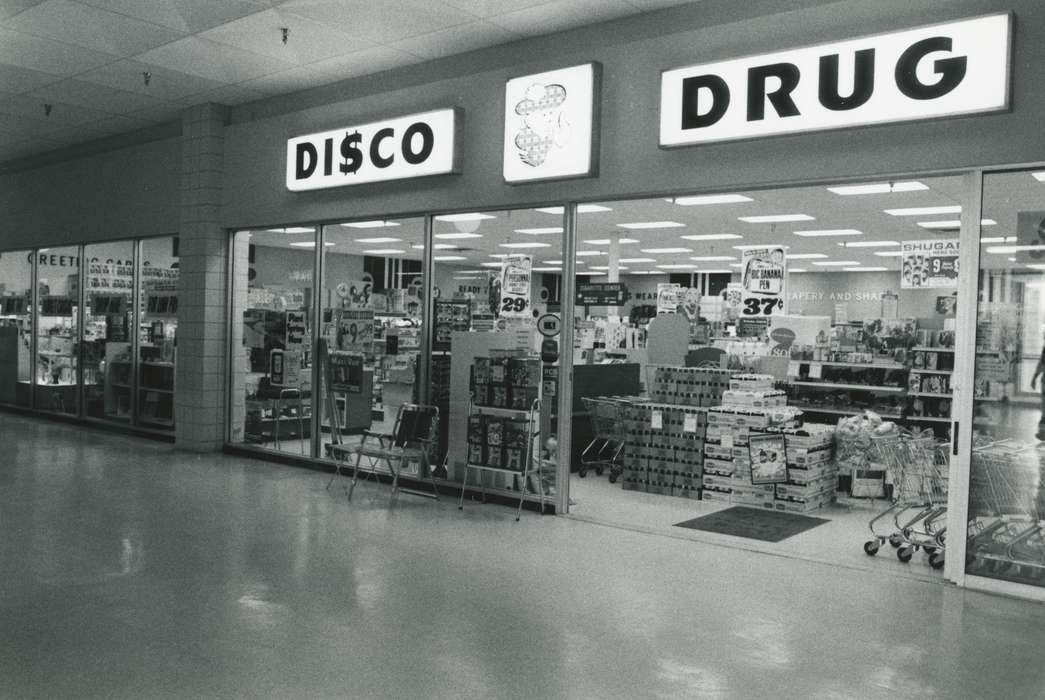 Photos, history, Businesses and Factories, Iowa, correct date needed, United States, Waverly, Waverly Public Library, store, drugstore, ia, IA, historic, Bremer