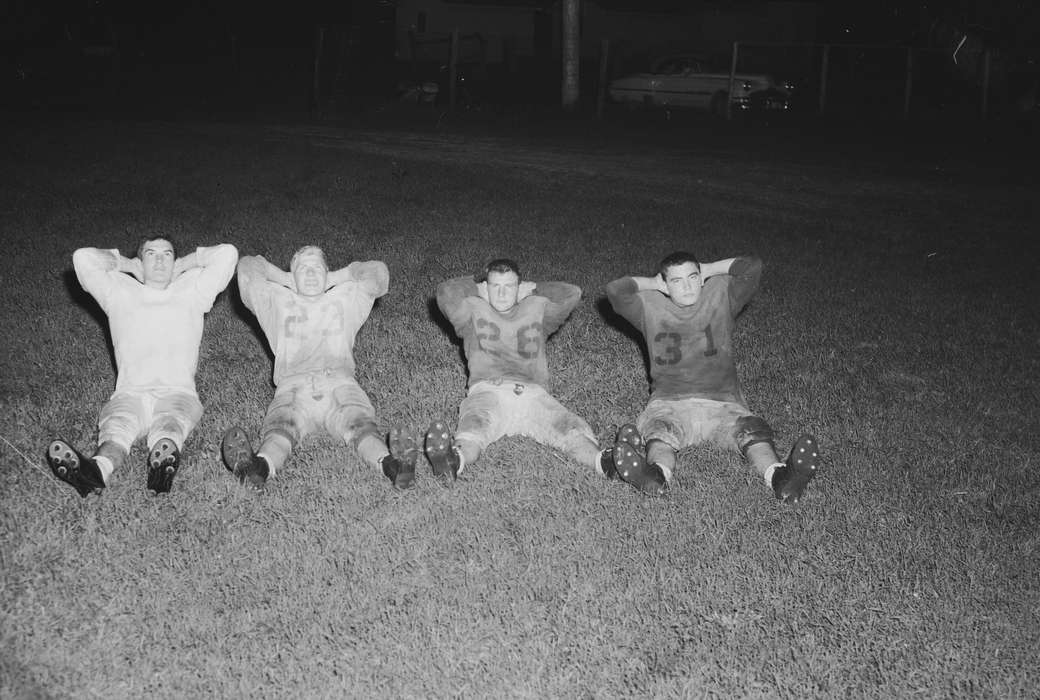 ia, exercise, Iowa, history, IA, United States, Coon Rapids, Photos, football player, Portraits - Group, Children, Coon Rapids Enterprise, historic, Sports