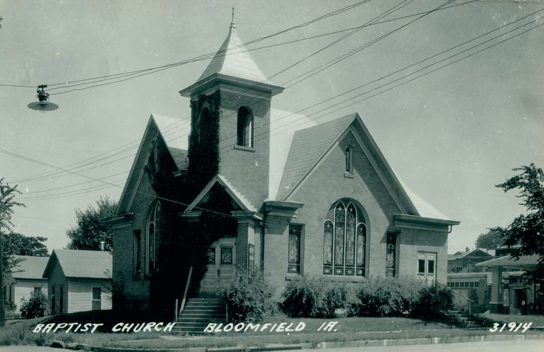 Bloomfield, IA, church, Cities and Towns, Iowa History, Lemberger, LeAnn, history of Iowa, Iowa, Religious Structures