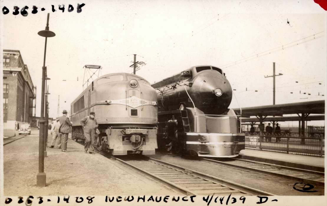 Iowa History, New Haven, CT, Iowa, Archives & Special Collections, University of Connecticut Library, train, history of Iowa, railroad