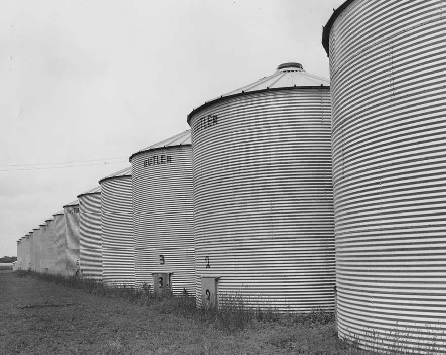 silos, history of Iowa, Toeterville, IA, Farming Equipment, Horgen, Susan, Iowa, Iowa History