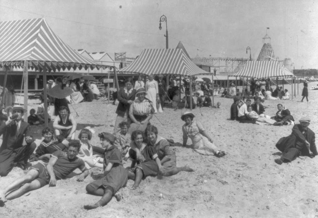 history of Iowa, Iowa, Iowa History, beach, Leisure, Library of Congress