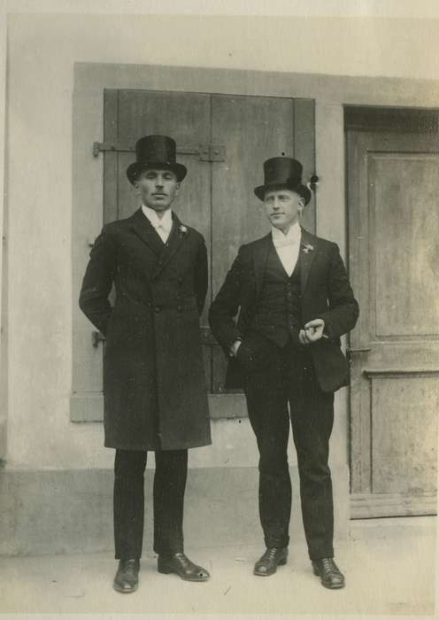 tuxedo, Fabos, Edith, Portraits - Group, Weddings, top hat