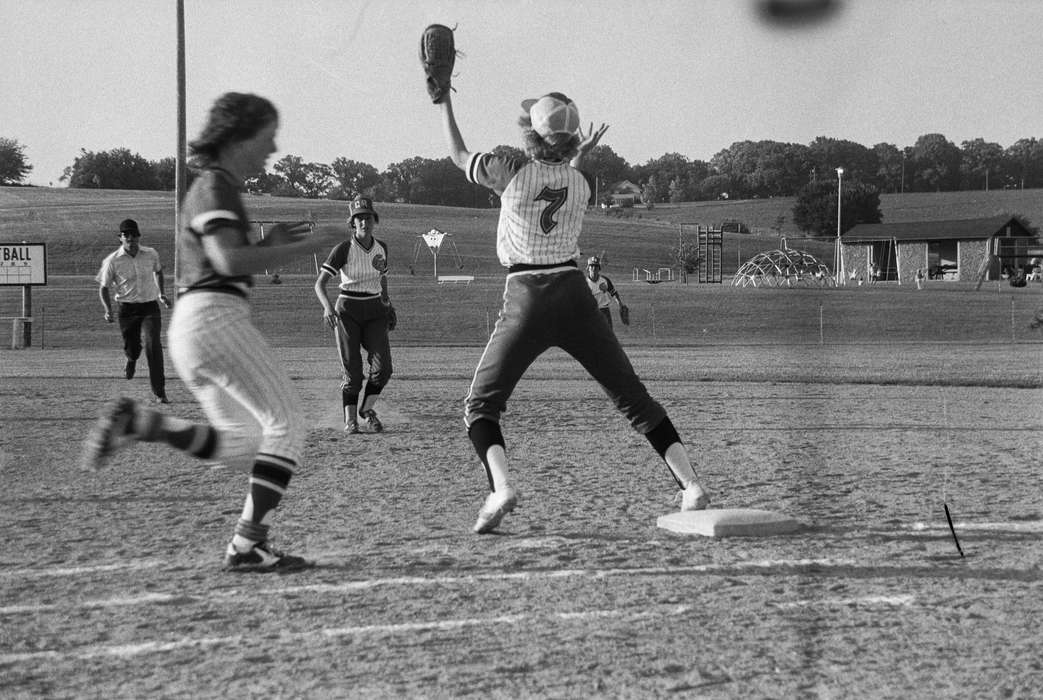 Coon Rapids Enterprise, Coon Rapids, baseball glove, softball, Iowa, historic, uniform, Sports, United States, baseball cap, history, ia, girl, Photos, IA