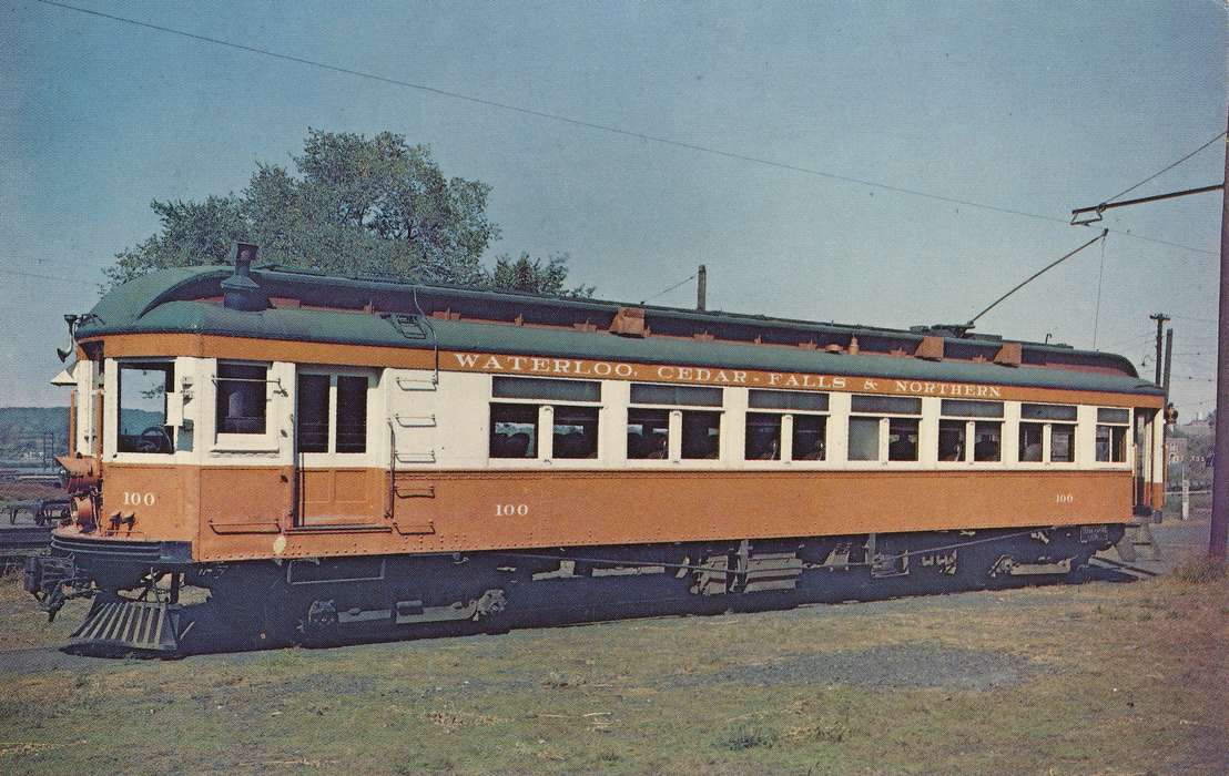 trolley, United States, history, Waterloo, ia, Photos, historic, Iowa, Olsson, Ann and Jons, IA, waterloo, cedar falls and northern, Black Hawk, Motorized Vehicles