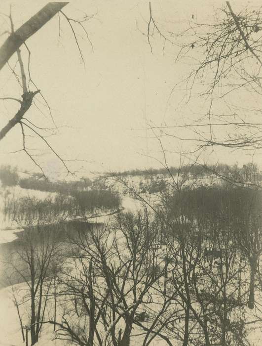 Winter, Lakes, Rivers, and Streams, Iowa History, river, Hatcher, Cecilia, park, Landscapes, Anamosa, IA, Iowa, history of Iowa