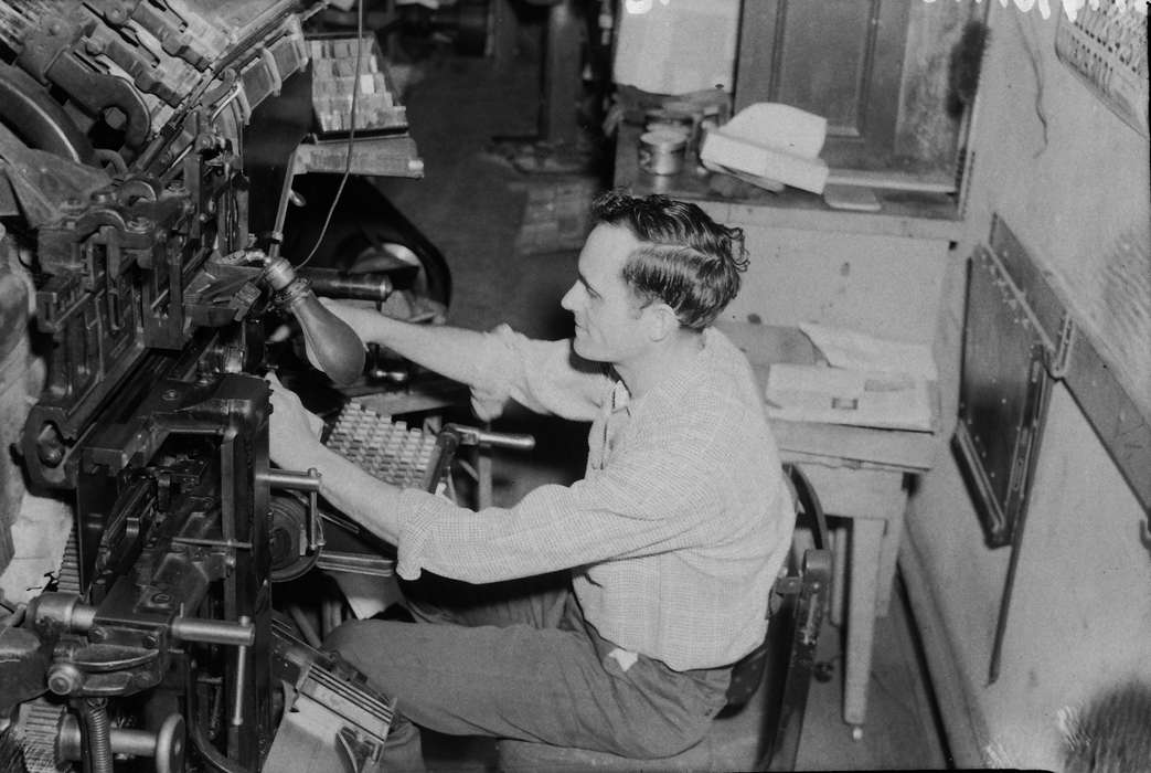 factory work, Businesses and Factories, Iowa, factory worker, IA, United States, Photos, historic, Labor and Occupations, Coon Rapids, history, haircut, machine, ia, Coon Rapids Enterprise