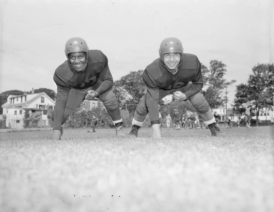 football, Iowa History, football players, history of Iowa, Iowa, Schools and Education, Sports, Edward A. Sherman Publishing Co.