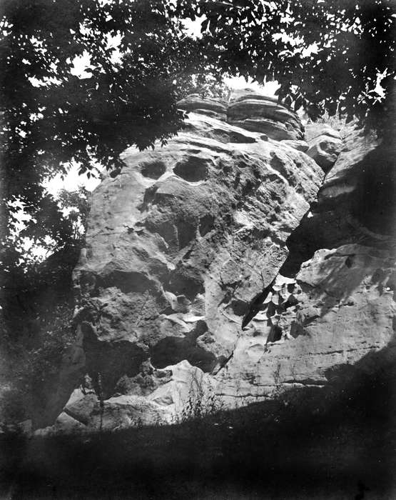 rock, Lemberger, LeAnn, Iowa History, cliff, Landscapes, Iowa, Ottumwa, IA, history of Iowa