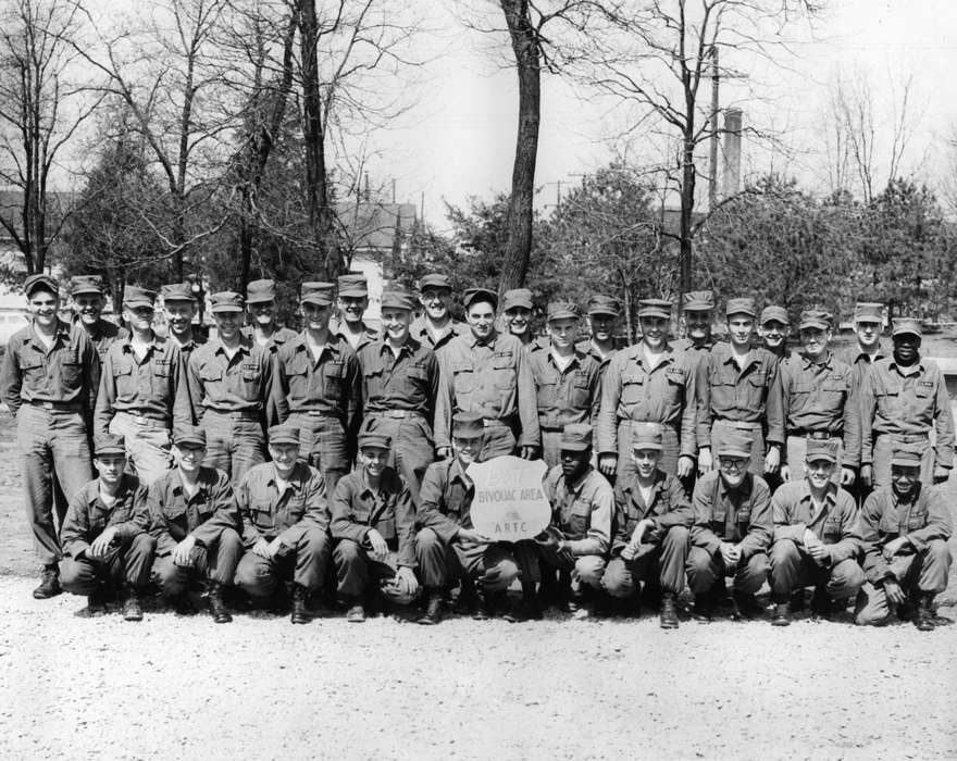 uniform, Portraits - Group, USA, Karns, Mike, history of Iowa, Iowa History, Military and Veterans, Iowa