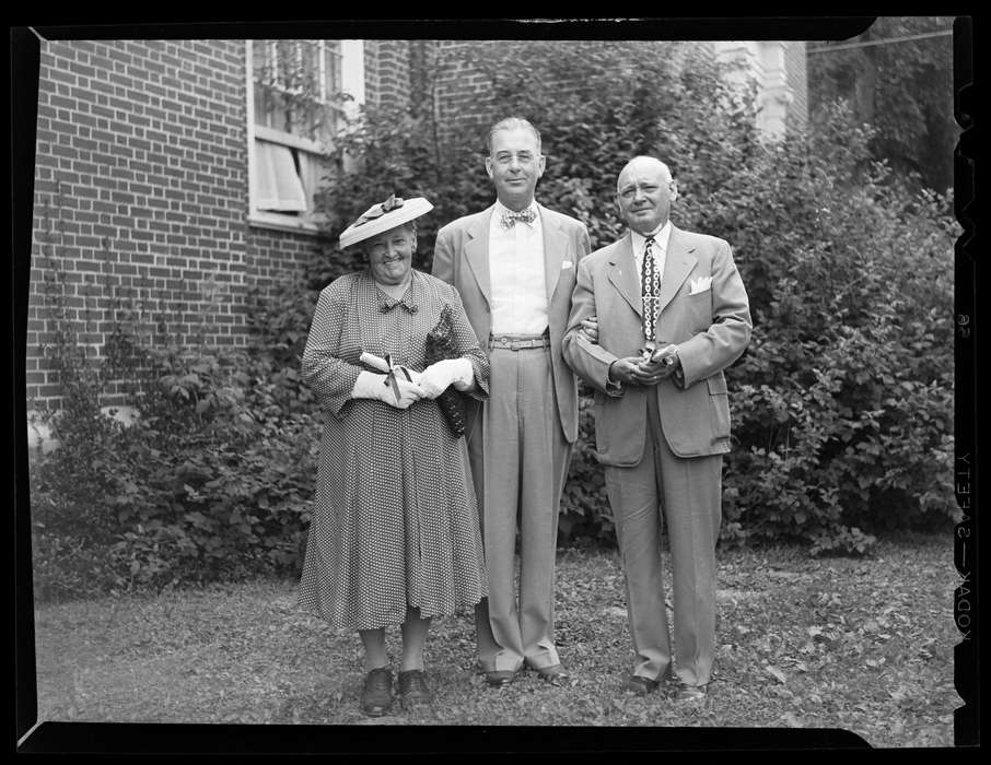 bowtie, Iowa History, Iowa, Archives & Special Collections, University of Connecticut Library, suit, dress, history of Iowa, Storrs, CT