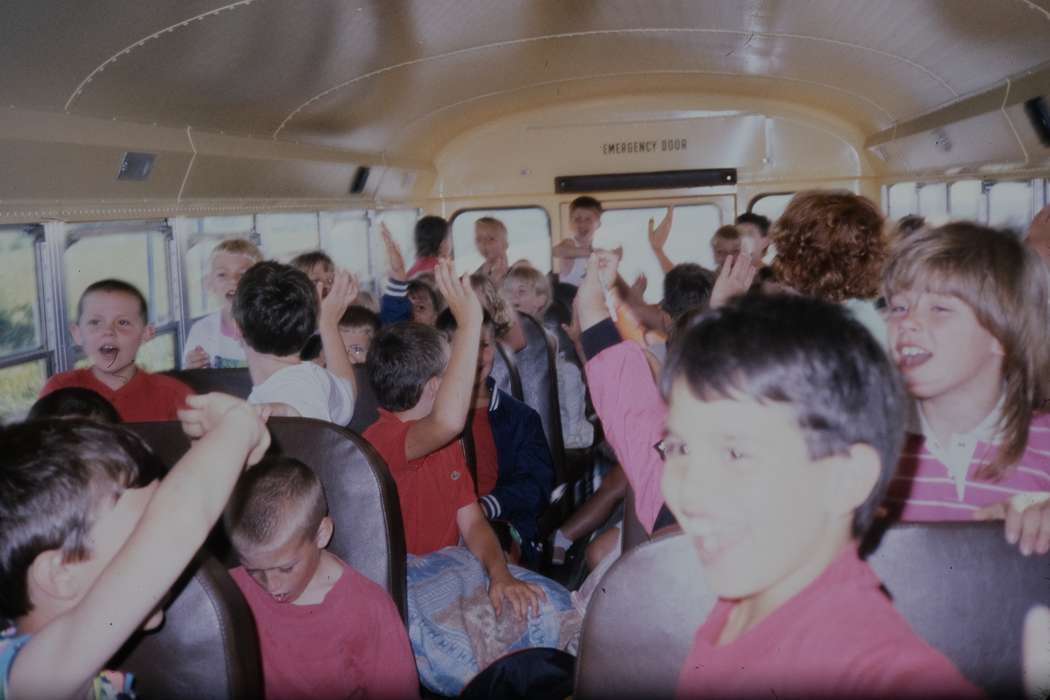 ia, second grade missouri trip, Iowa, history, raising hand, bus trip, United States, MO, Photos, Coon Rapids Enterprise, Portraits - Group, Children, missouri trip, historic, bus, Motorized Vehicles, school trip