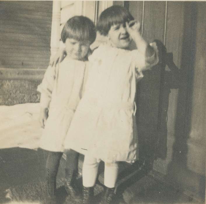 Ager and Coy, Iowa, Children, ia, historic, history, Photos, Portraits - Group