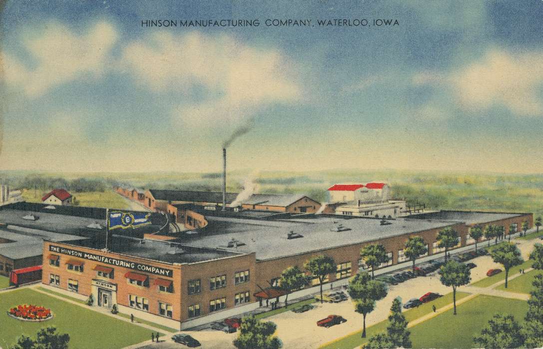 building, ia, IA, history, postcard, historic, Waterloo, Olsson, Ann and Jons, Iowa, Black Hawk, United States, Businesses and Factories, Photos