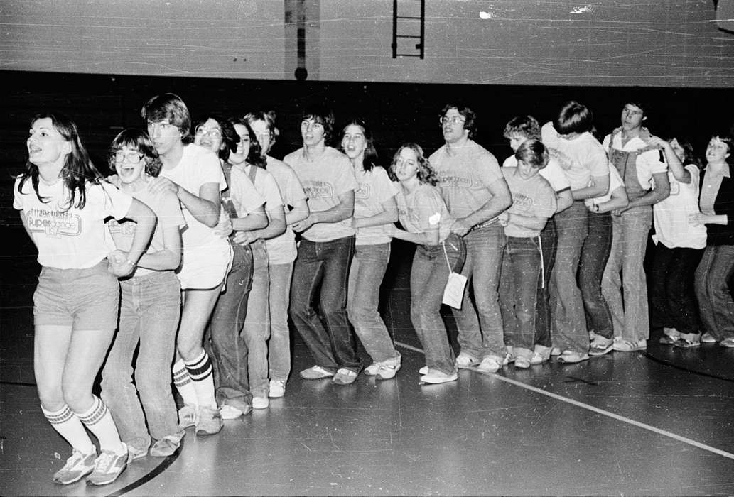 Portraits - Group, Iowa, conga line, Children, Leisure, Coon Rapids, United States, historic, school dance, Coon Rapids Enterprise, Schools and Education, Photos, history, IA, ia, Entertainment