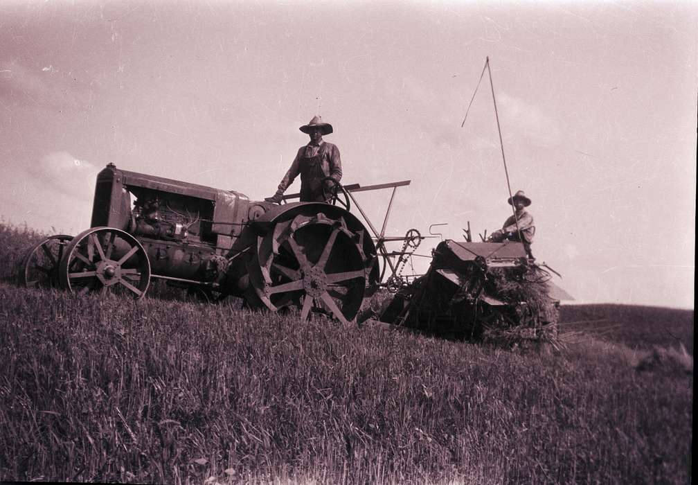 Farming Equipment, IA, tractor, Iowa, Iowa History, Tjaden, Carol, history of Iowa, Farms
