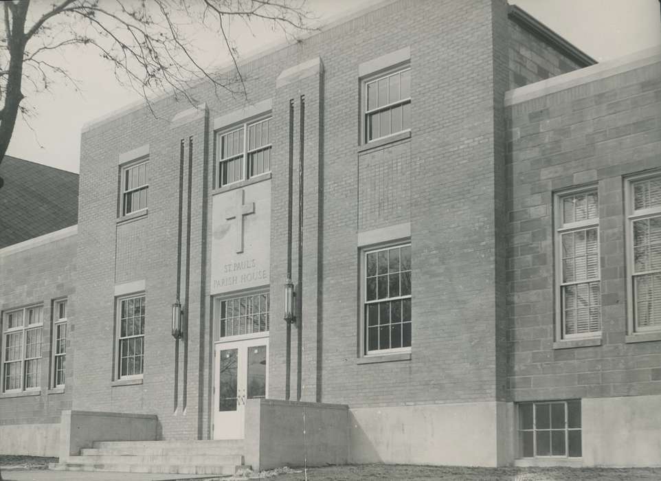 history of Iowa, Schools and Education, IA, Waverly Public Library, church, Iowa, Iowa History, Religious Structures