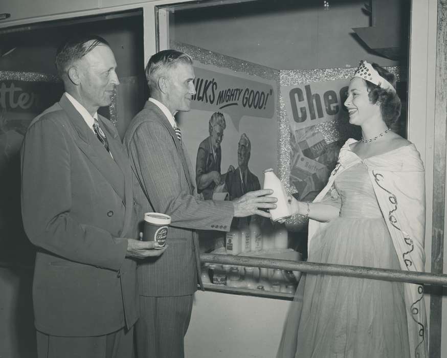 national cattle congress, cattle congress, Photos, history, ia, IA, historic, Portraits - Individual, Black Hawk, Iowa, United States, Waterloo, Fairs and Festivals, Grout Museum of History and Science, milk bottle, dairy princess, milk