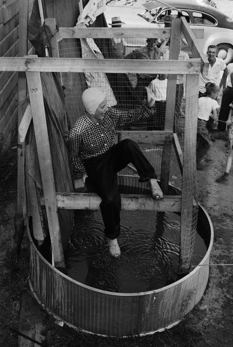 car, candid, dunk tank, Iowa, IA, United States, Photos, historic, Coon Rapids, Fairs and Festivals, history, ia, smile, Coon Rapids Enterprise, children, Children, Leisure