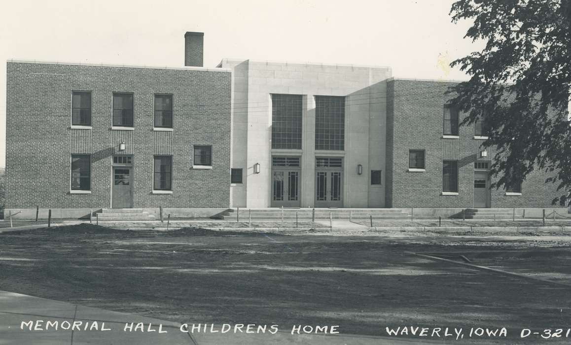 Photos, history, Iowa, correct date needed, Waverly, Cities and Towns, children's home, Waverly Public Library, United States, ia, IA, historic, Bremer