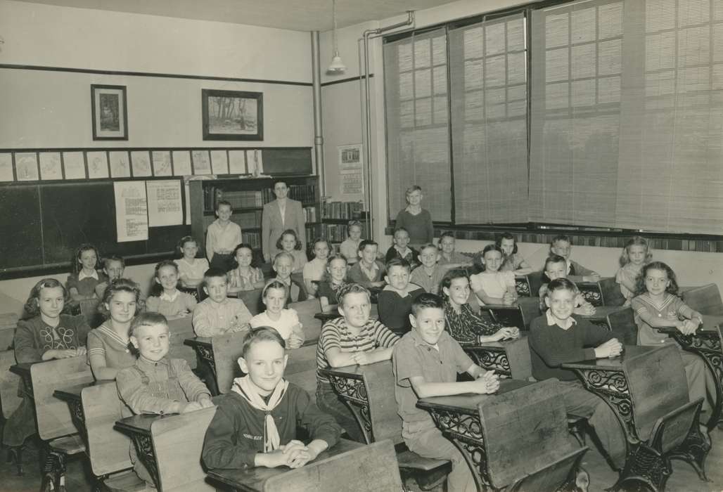 classroom, one room schoolhouse, history of Iowa, Iowa, Children, Iowa History, IA, Schools and Education, Schlawin, Kent