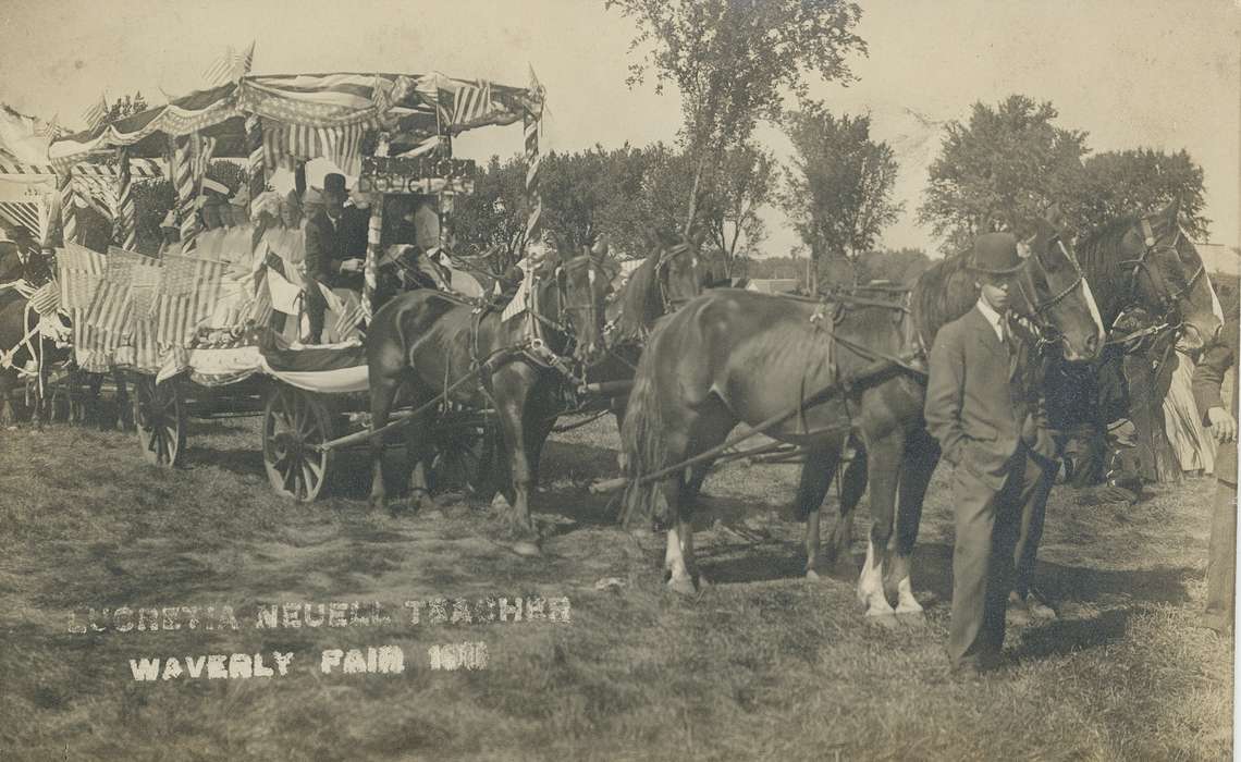 bremer county fair, horse, Meyer, Mary, parade, wagon, Animals, Fairs and Festivals, county fair