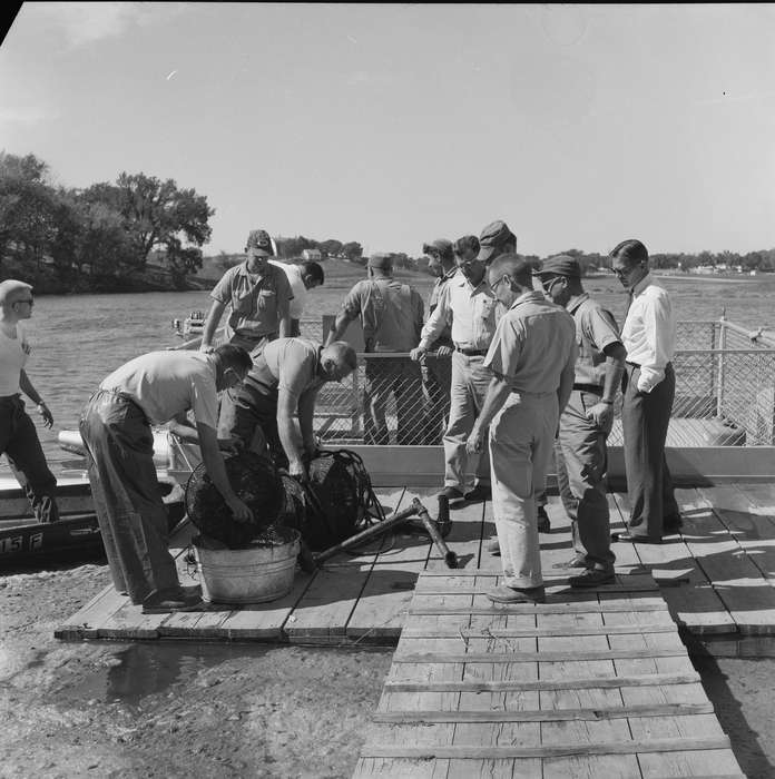 boat, Iowa, IA, fishing, United States, Photos, historic, Labor and Occupations, Coon Rapids, dock, history, ia, Coon Rapids Enterprise, Lakes, Rivers, and Streams