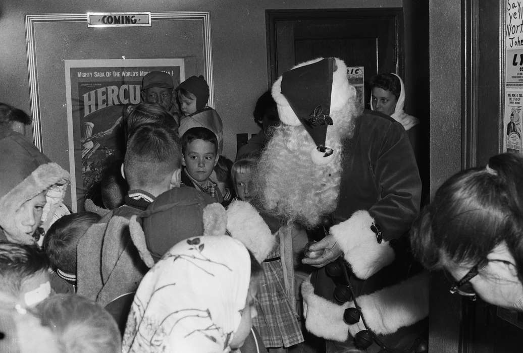 bonnet, santa claus, Holidays, history, Photos, glasses, winter coat, Children, posters, Iowa, IA, bells, United States, ia, Entertainment, Coon Rapids Enterprise, historic, Coon Rapids