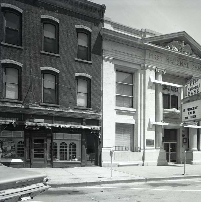 bank, Iowa, Clinton Public Library, Iowa History, Businesses and Factories, history of Iowa