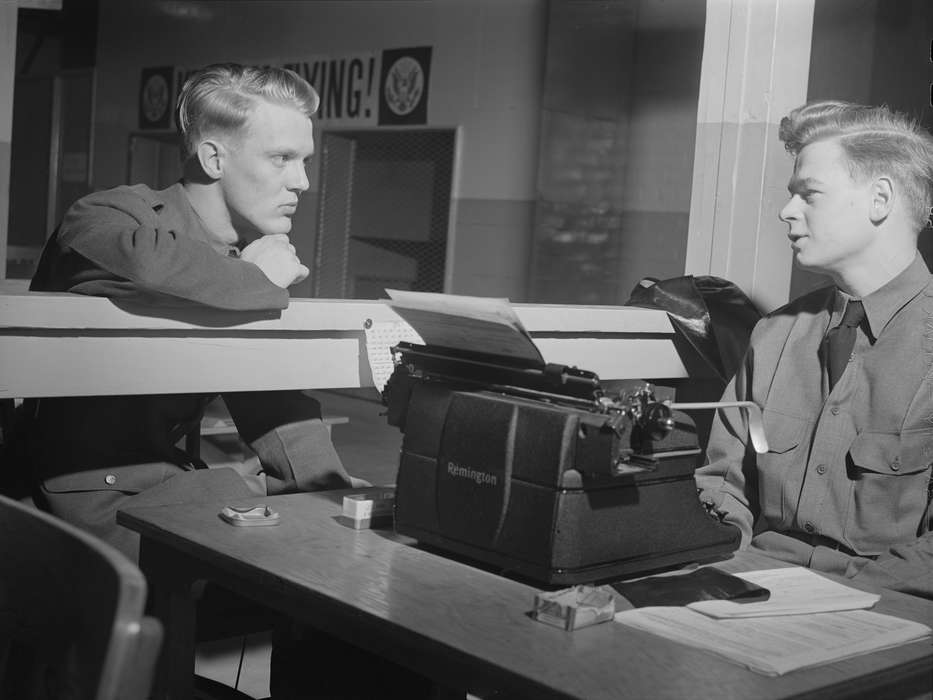 sweden, history, Military and Veterans, Photos, typewriter, Minnesota, historic, mn, Library of Congress