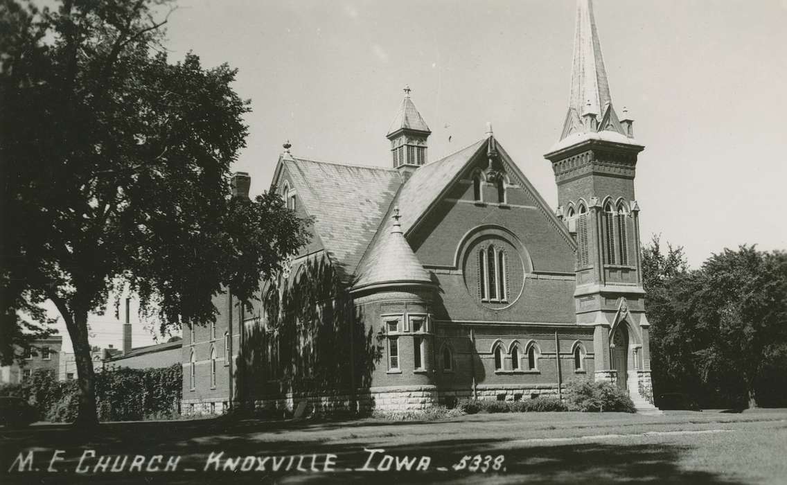Religious Structures, church, Knoxville, IA, Iowa, Palczewski, Catherine, Iowa History, history of Iowa