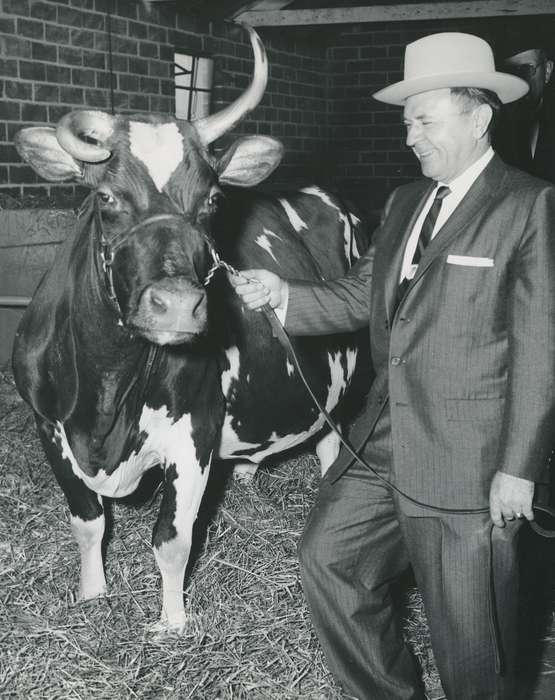 IA, governor, Animals, cow, Black Hawk, historic, Iowa, national cattle congress, United States, Portraits - Individual, ia, Waterloo, cattle congress, Photos, history, Grout Museum of History and Science