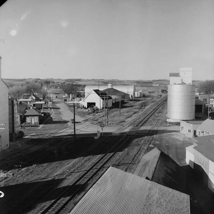 Iowa, Aerial Shots, IA, United States, Photos, historic, Coon Rapids, street, train tracks, history, ia, Coon Rapids Enterprise