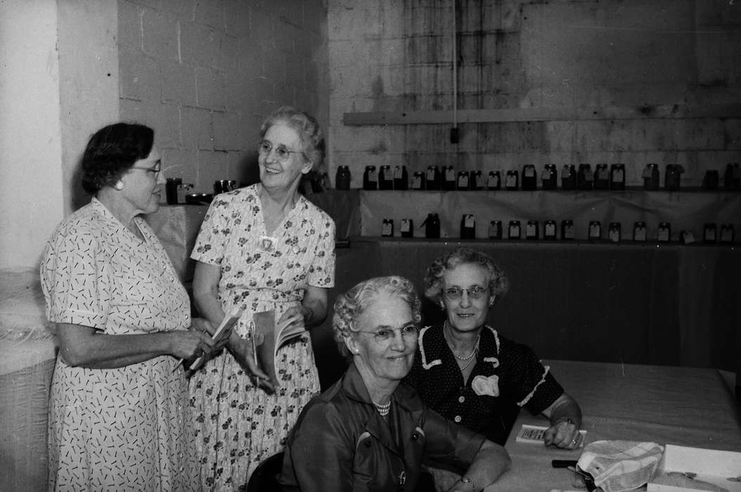 old women, Iowa, IA, United States, Photos, historic, Coon Rapids, jars, Fairs and Festivals, vendor, history, ia, Coon Rapids Enterprise