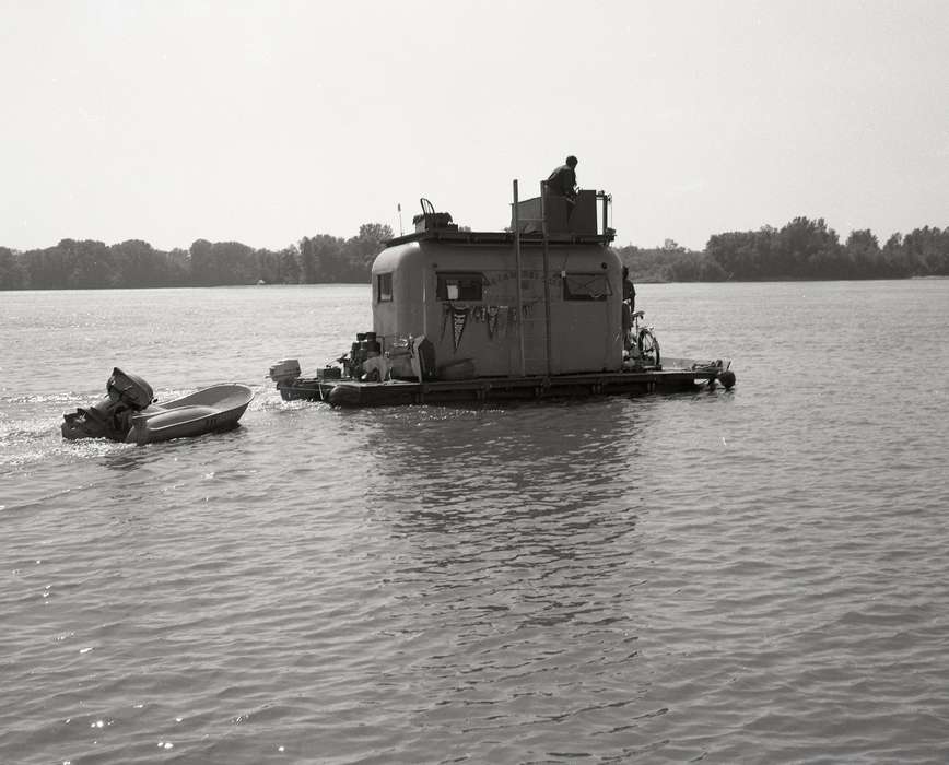 Iowa History, Clinton Public Library, boat, Lakes, Rivers, and Streams, Iowa, history of Iowa