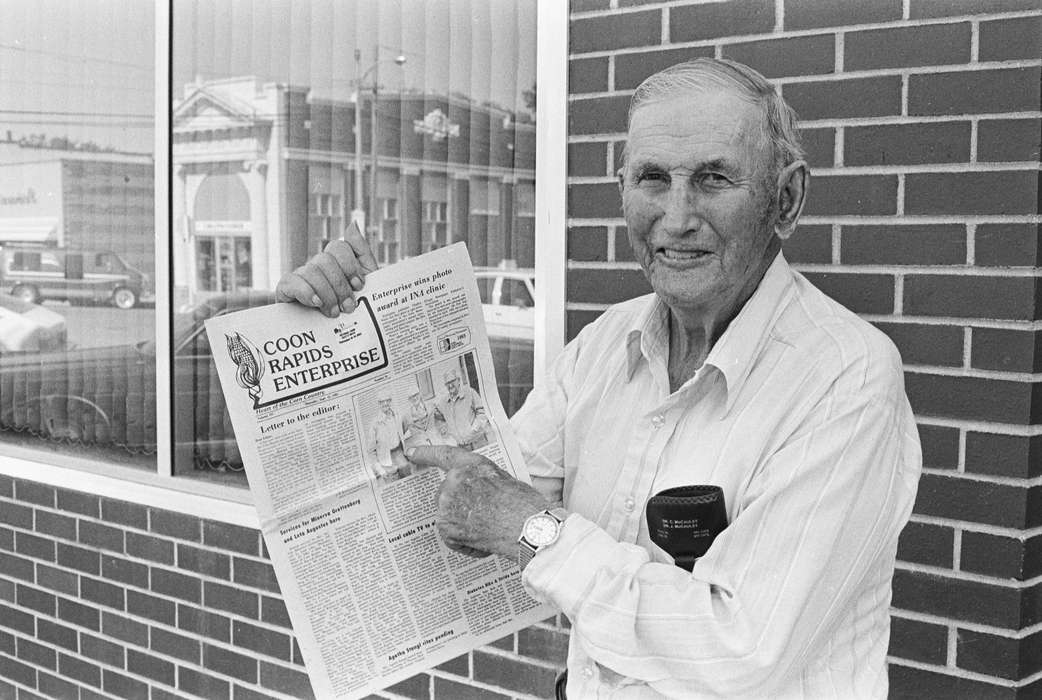 newspaper, Businesses and Factories, Cities and Towns, Coon Rapids Enterprise, Dedham, Iowa, historic, Photos, Carroll, United States, ia, history, Portraits - Individual, IA