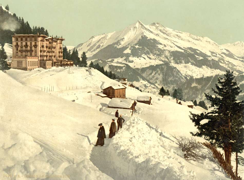 Winter, Library of Congress, Cities and Towns, sanatorium, pic chaussy