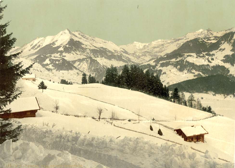 chalet, Library of Congress, pic chaussy, Cities and Towns