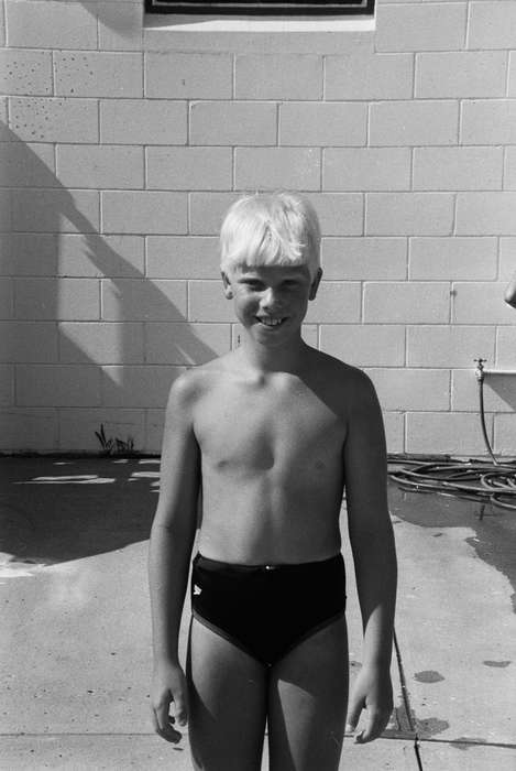 Coon Rapids Enterprise, Coon Rapids, Portraits - Individual, Iowa, historic, Photos, Sports, swimmer, United States, Children, ia, history, swimsuit, IA