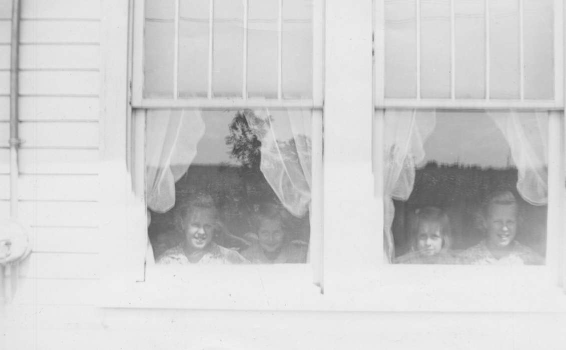 Homes, window, Busse, Victor, Iowa History, Iowa, Burlington, IA, history of Iowa, Children