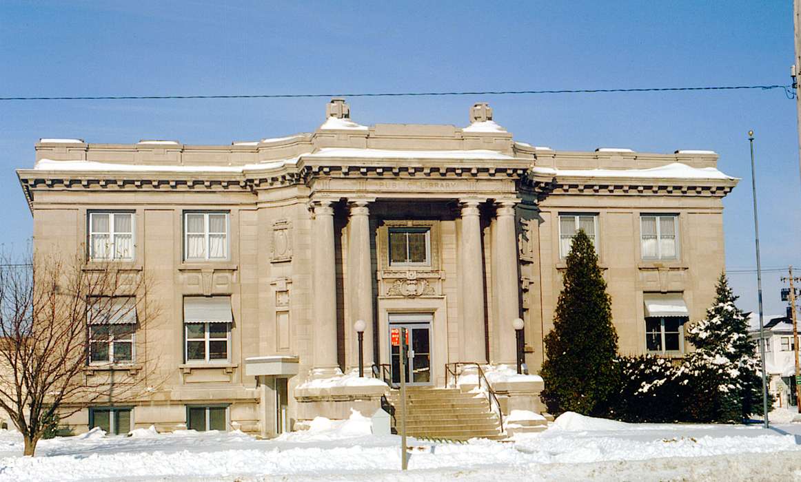 Clinton Public Library, Iowa, library, Iowa History, Businesses and Factories, history of Iowa