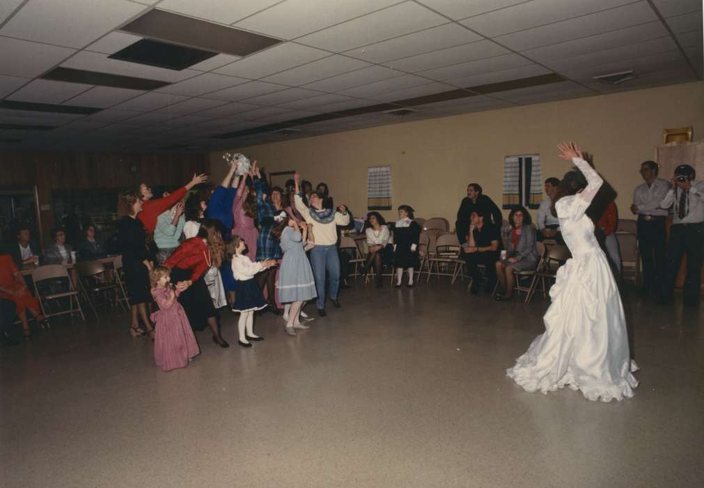 Weddings, wedding dress, Richland, IA, bride, Iowa History, Iowa, Adam, Patty, bouquet, history of Iowa