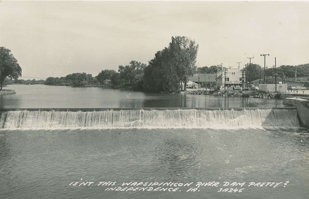 Lakes, Rivers, and Streams, river, Palczewski, Catherine, Iowa History, Cities and Towns, Independence, IA, Iowa, dam, history of Iowa