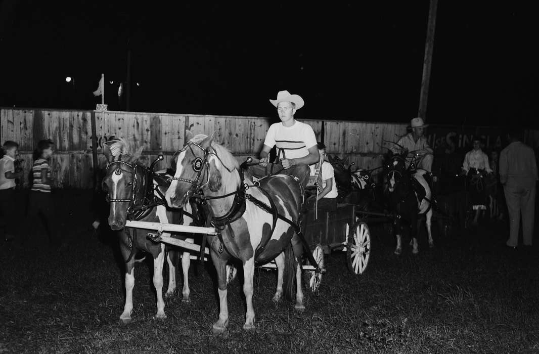 horse and cart, Iowa, teen boy, IA, United States, Photos, historic, Coon Rapids, Fairs and Festivals, history, ponies, Animals, ia, Coon Rapids Enterprise, children, Children, cowboy hat